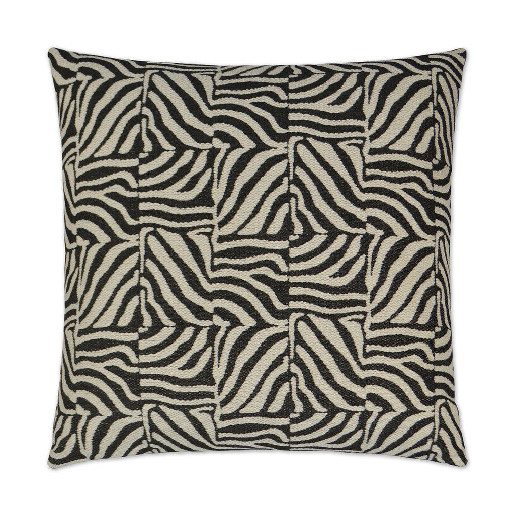 Zimbabwe Decorative Throw Pillow - Black | DV Kap