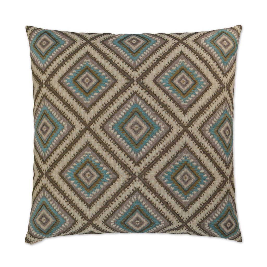 Dakota Decorative Throw Pillow - Turquoise | DV Kap