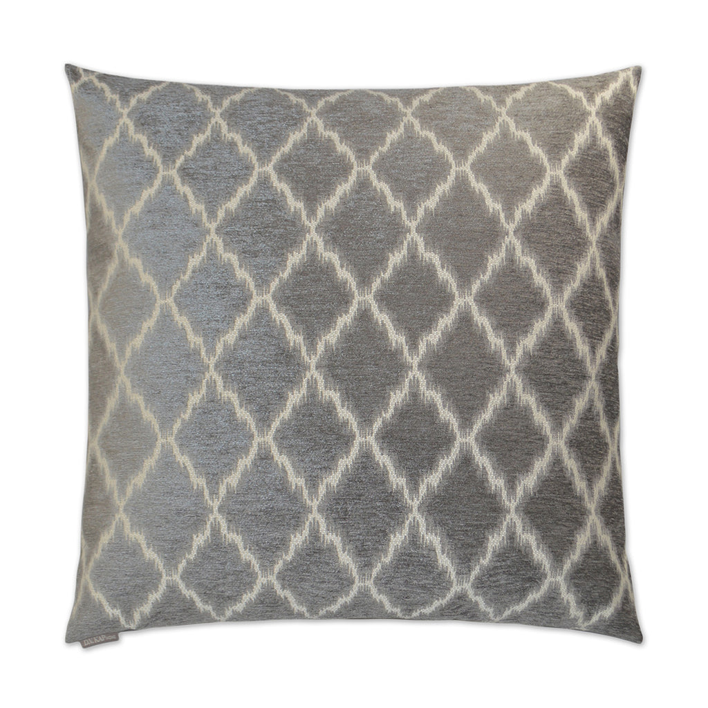 Chateau Decorative Throw Pillow - Silver | DV Kap