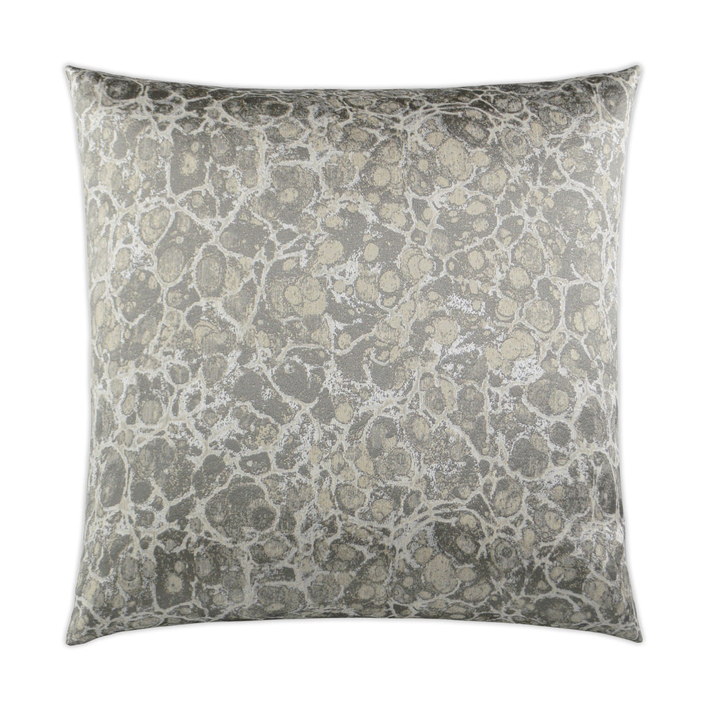 Terrazzo Decorative Throw Pillow - Silver | DV Kap