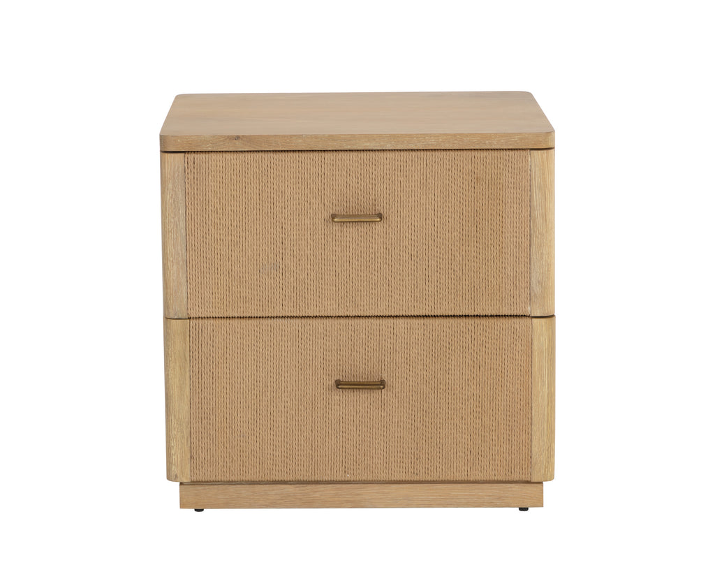 Etienne Nightstand - Rustic Oak | Sunpan Furniture - 110133