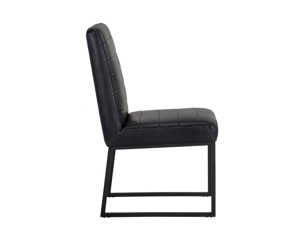 Spyros Dining Chair - Coal Black | Sunpan Furniture - 105157