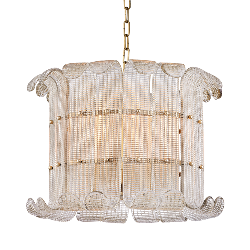 Brasher Chandelier | Hudson Valley Lighting - 2908-AGB