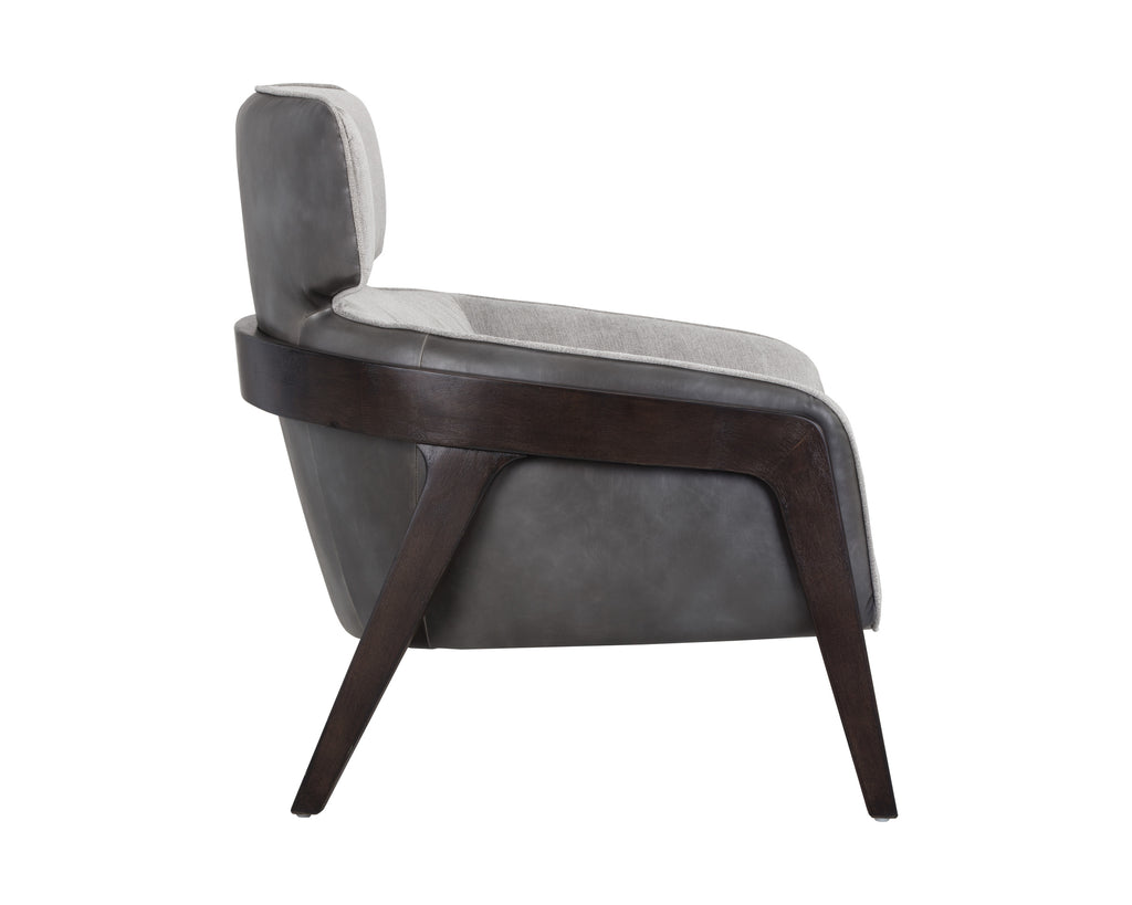 Maximus Lounge Chair - Polo Club Stone / Overcast Grey | Sunpan Furniture - 105410