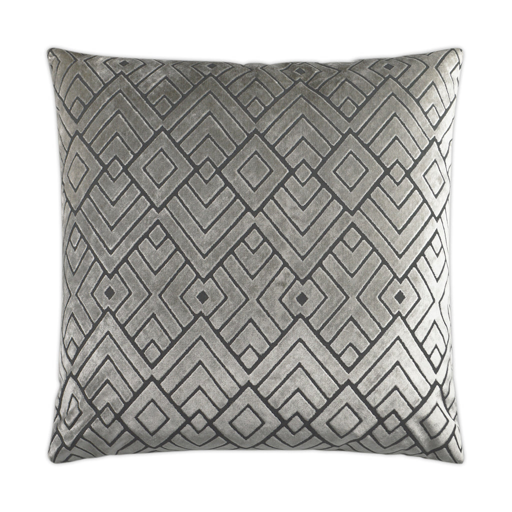 Hipster Decorative Throw Pillow - Silver | DV Kap