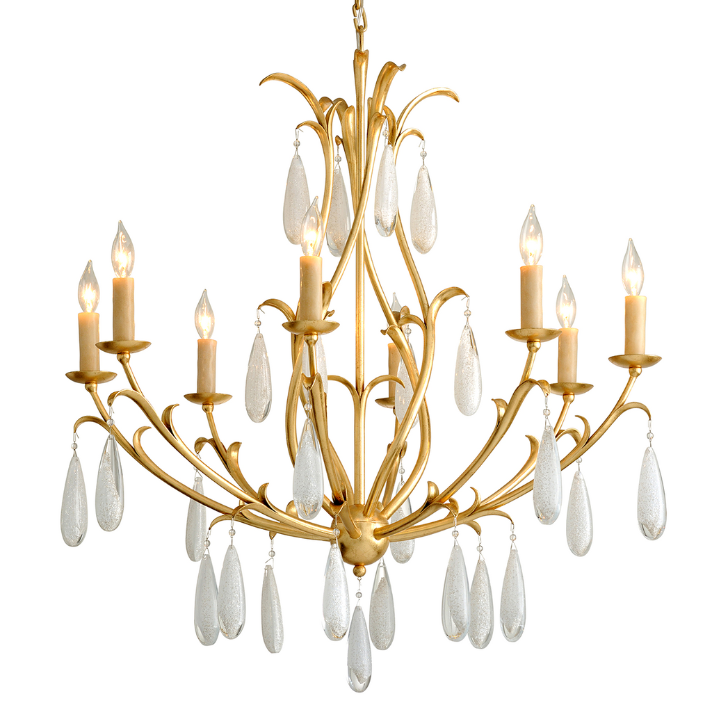 Prosecco Chandelier | Corbett Lighting - 293-08-Gl