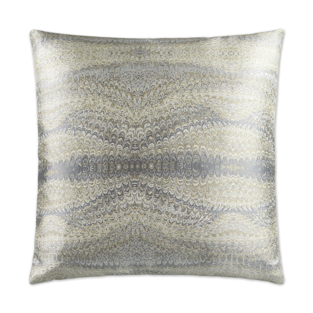 Magma Decorative Throw Pillow - Nickel | DV Kap