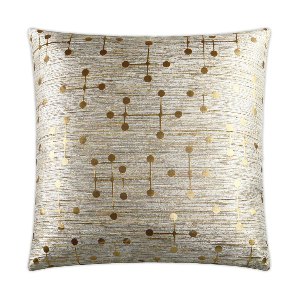 Morse Decorative Throw Pillow - Gold | DV Kap