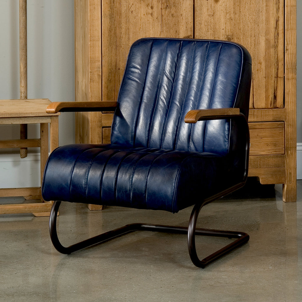 Bel-Air Arm Chair Blue | Sarreid - 29515