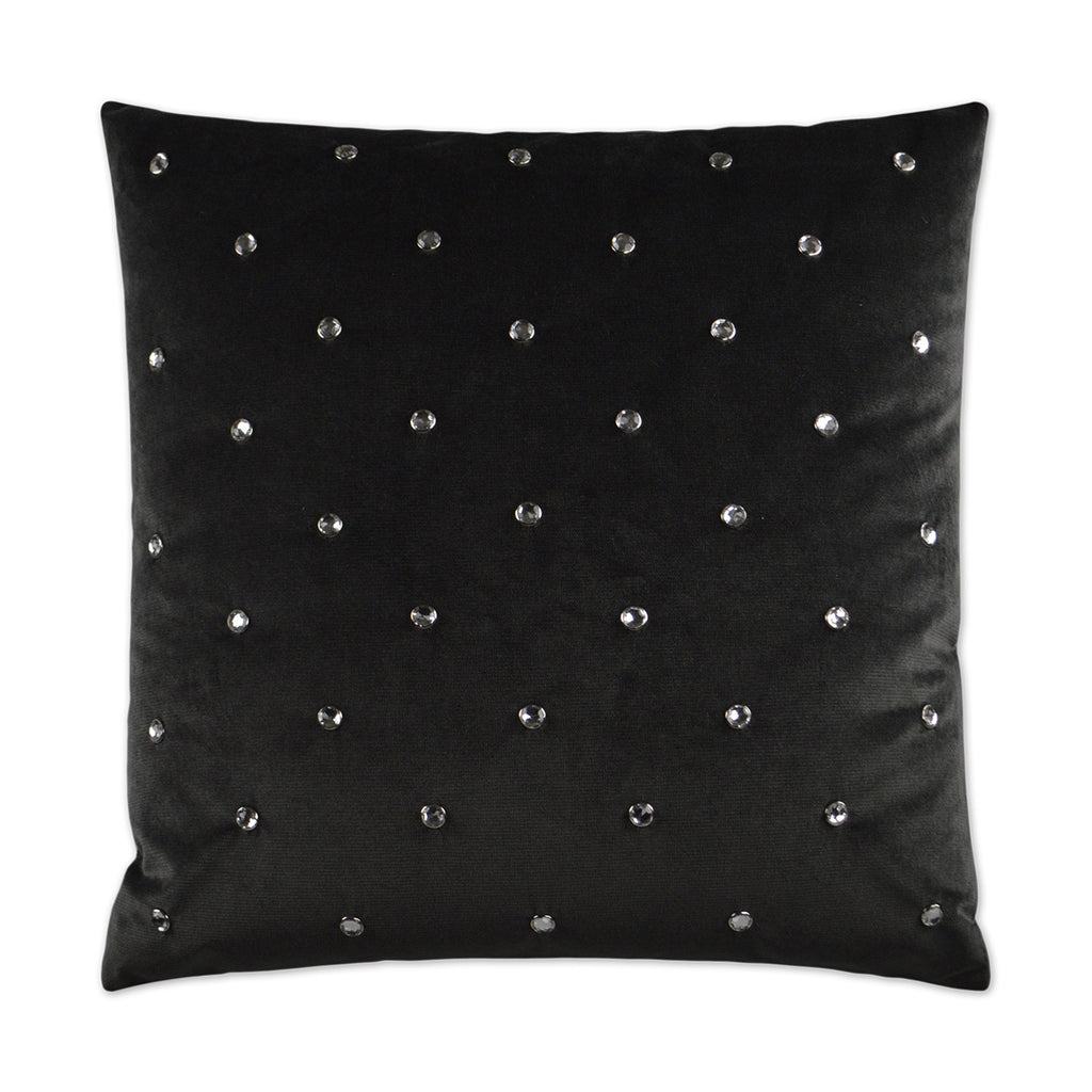 Jewels Decorative Throw Pillow - Charcoal | DV Kap