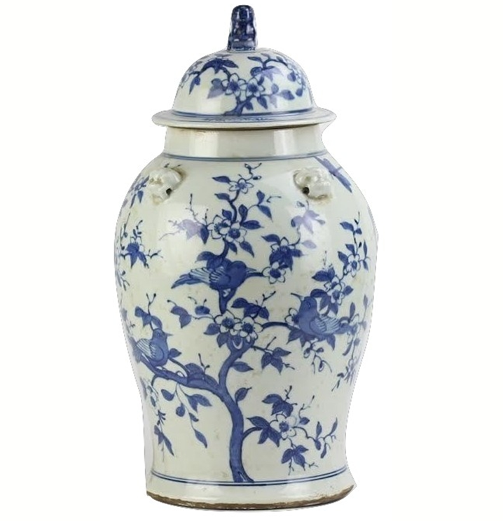 Song Bird Ginger Jar | Enchanted Home - POR019