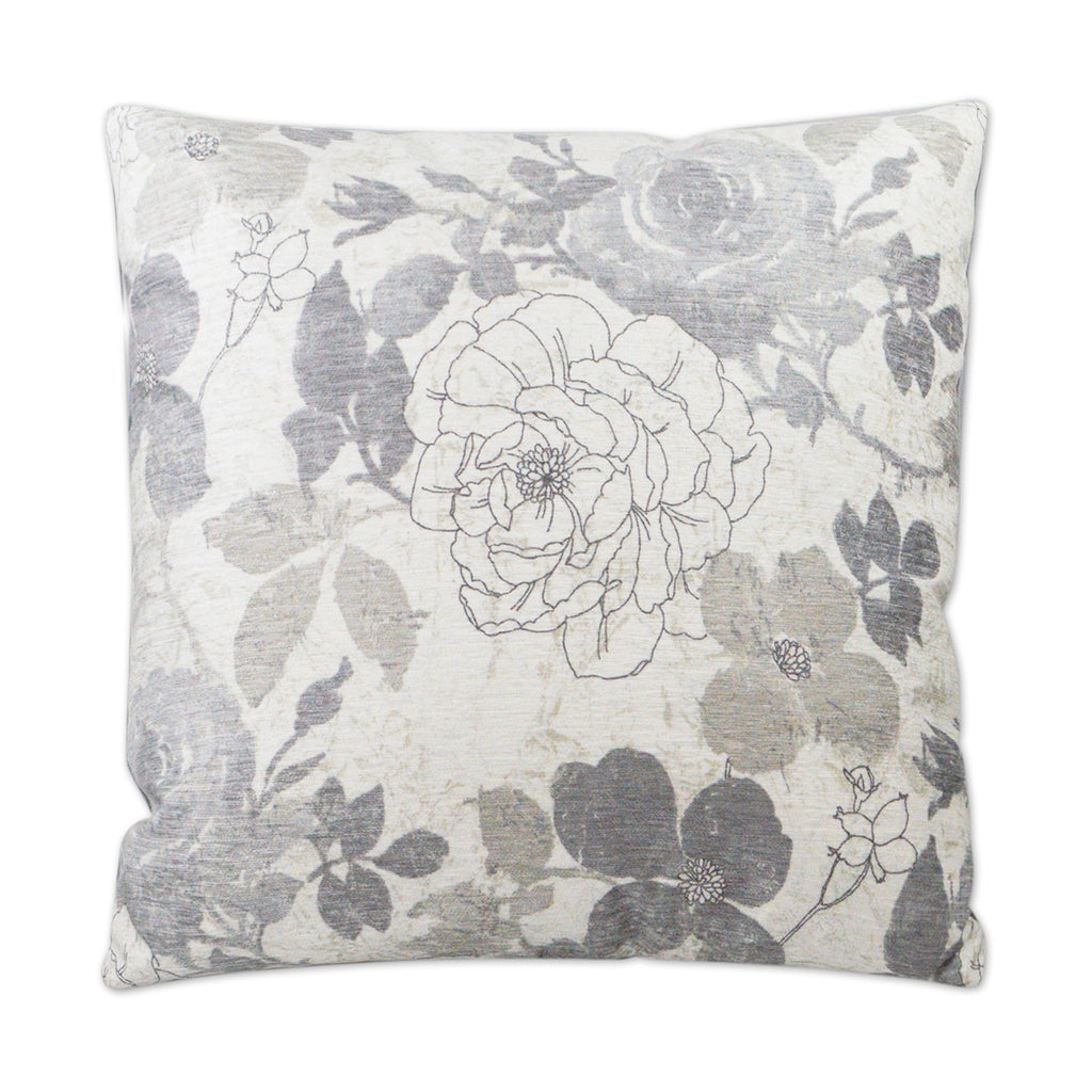 Mademoiselle Decorative Throw Pillow - Grey | DV Kap