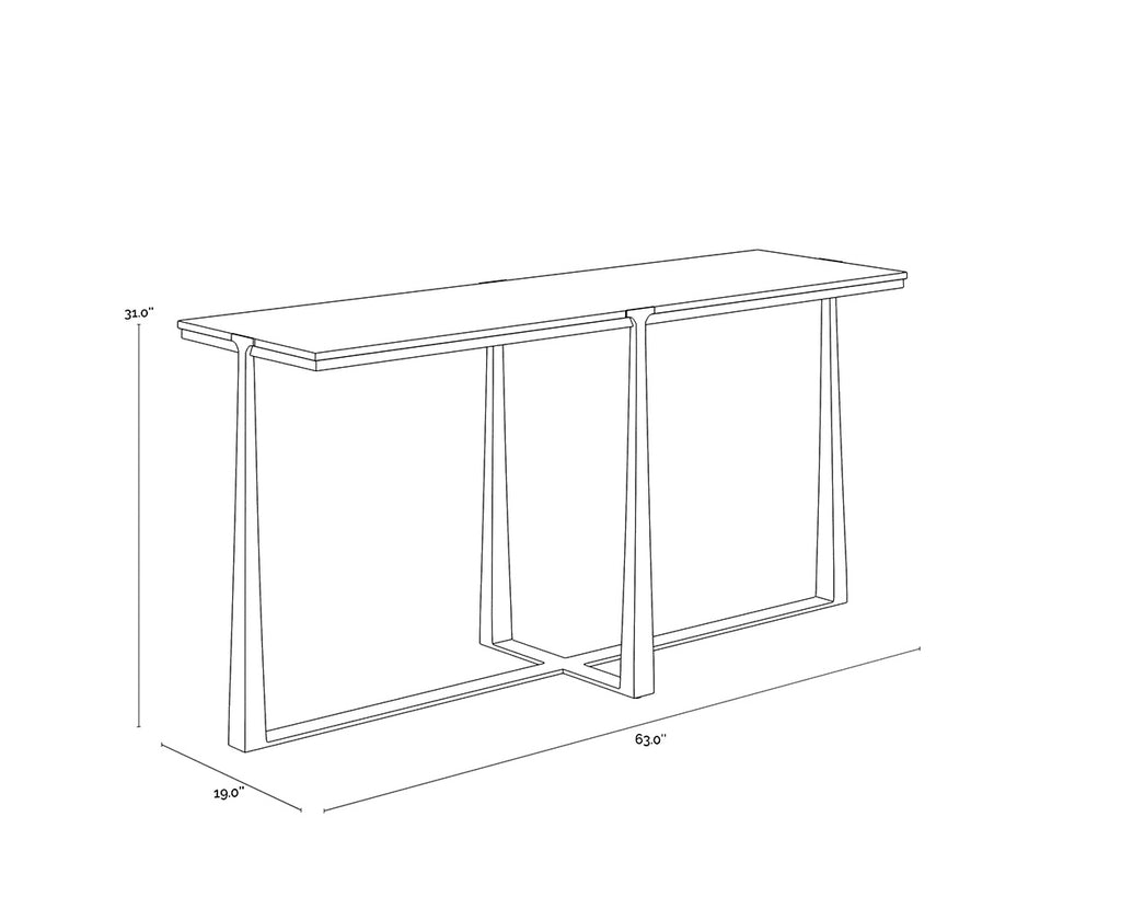 Cowell Console Table | Sunpan Furniture - 110838