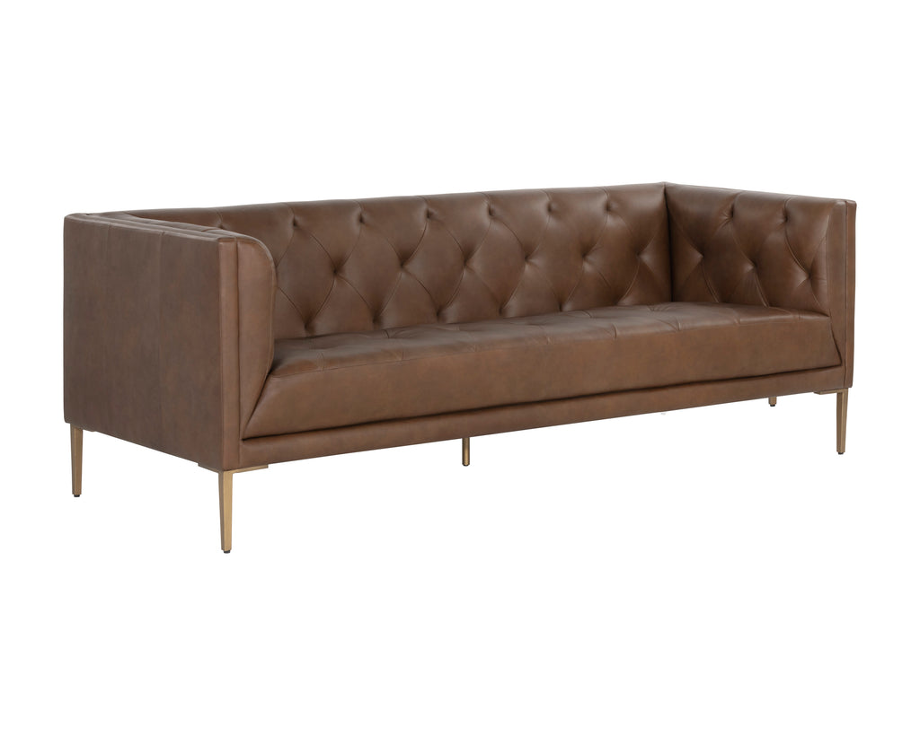 Westin Sofa - Vintage Caramel Leather | Sunpan Furniture - 106287