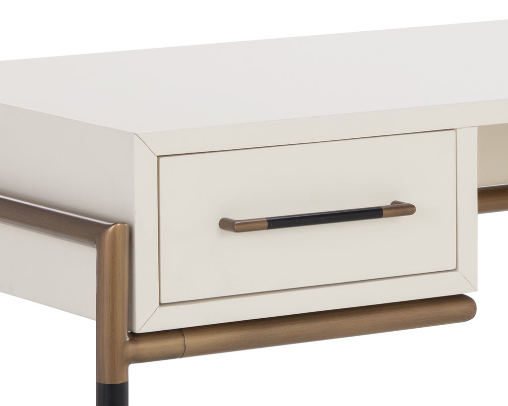 Weldrick Desk - Oyster | Sunpan Furniture - 110814