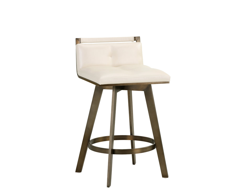 Arizona Swivel Counter Stool - Castillo Cream | Sunpan Furniture - 104789