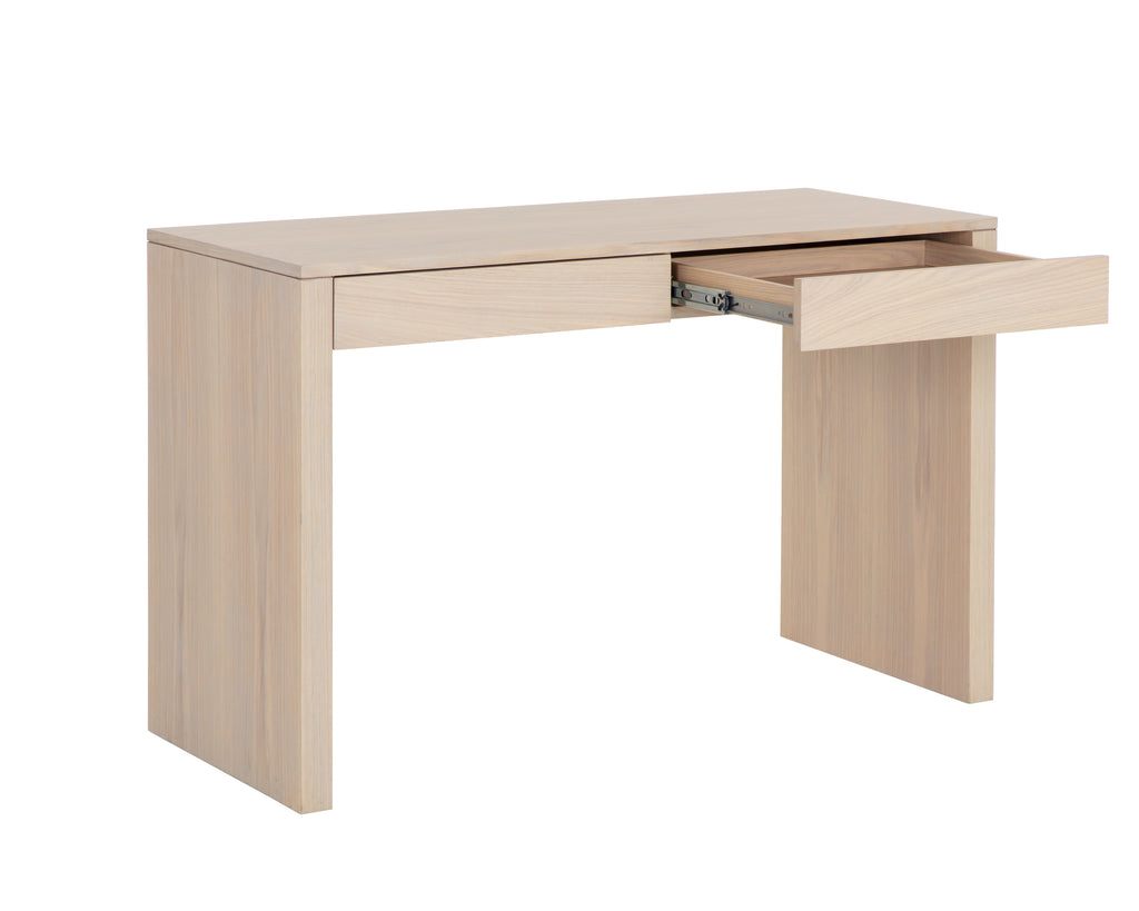 Dutad Desk - Light Oak | Sunpan Furniture - 109180