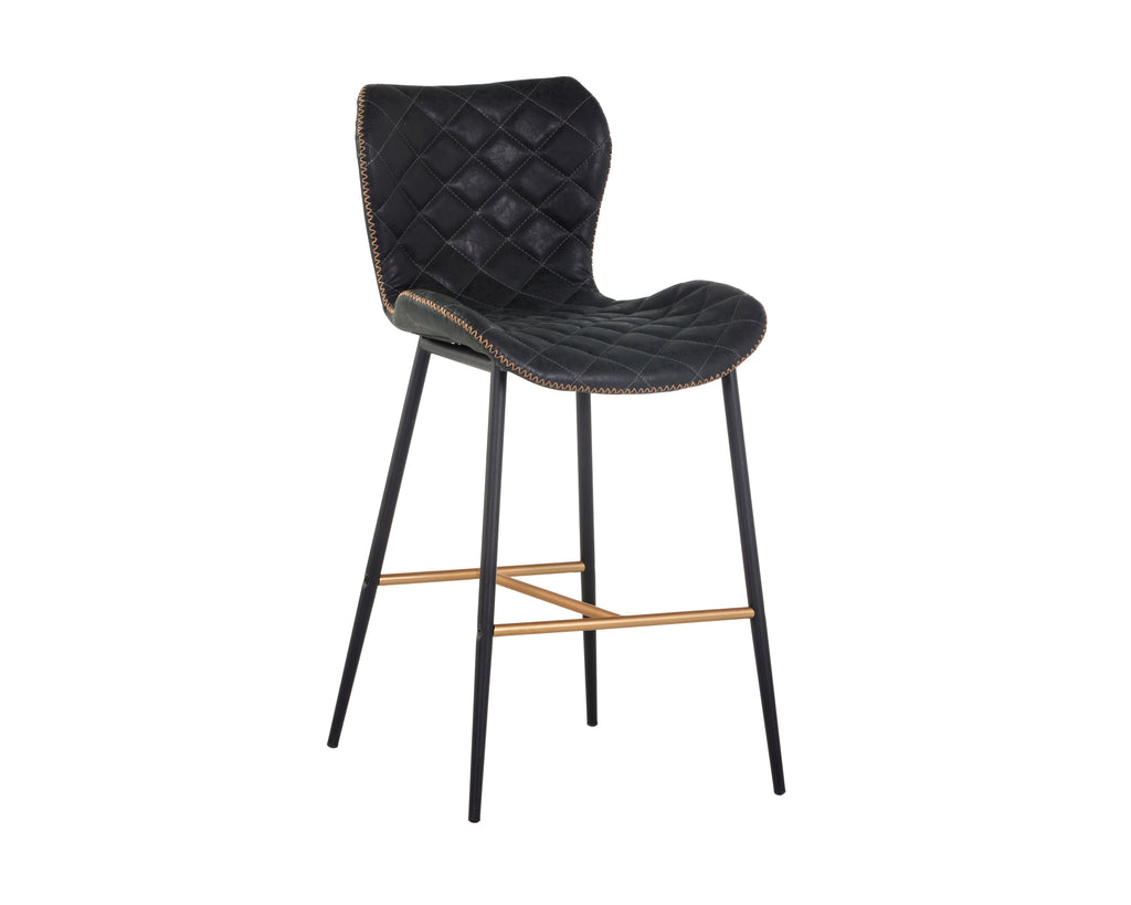 Lyla Counter Stool - Antique Black | Sunpan Furniture - 104032