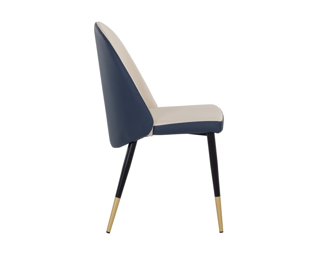 Kline Dining Chair - Dillon Cream / Dillon Thunder | Sunpan Furniture - 108545