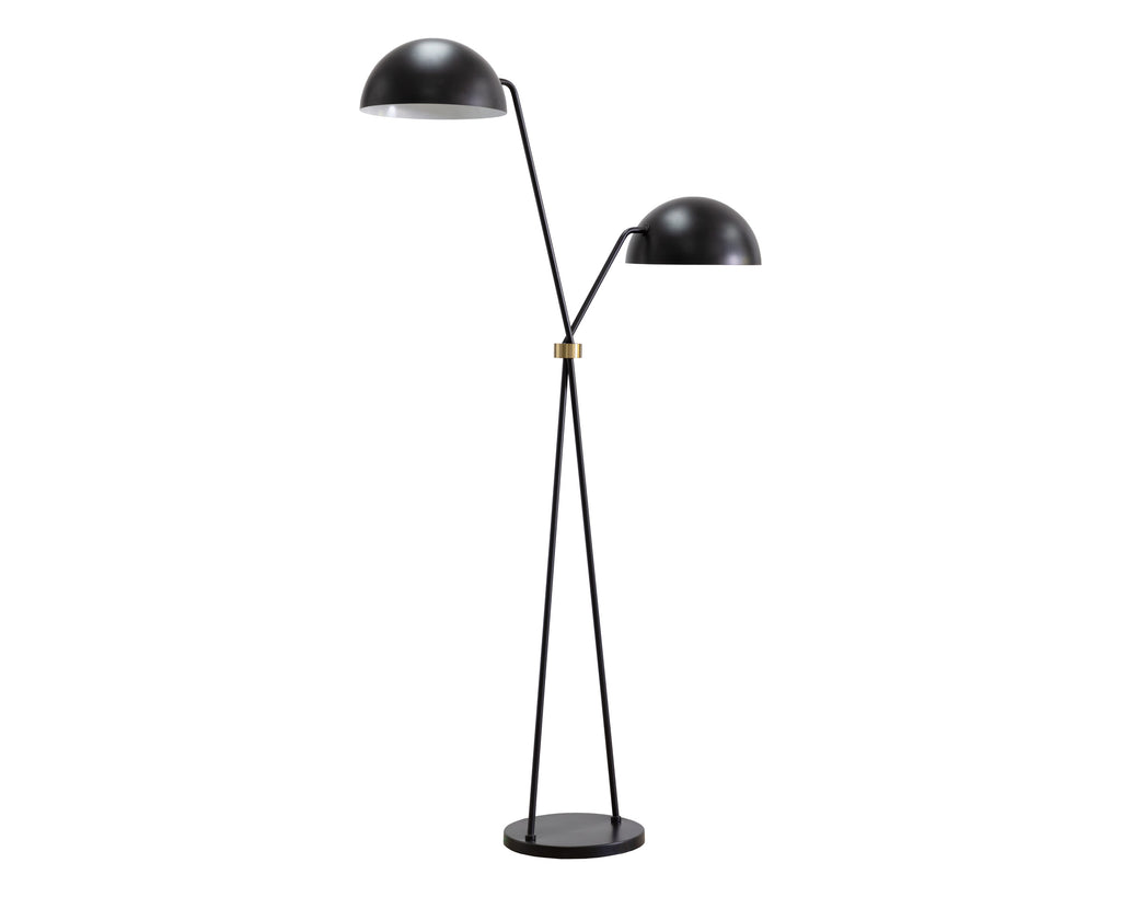 Faven Floor Lamp - Black | Sunpan Furniture - 107941