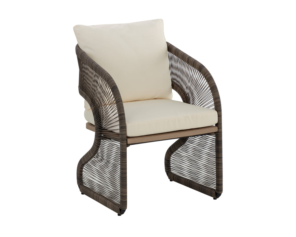 Toulon Dining Chair - Stinson Cream | Sunpan Furniture - 111045