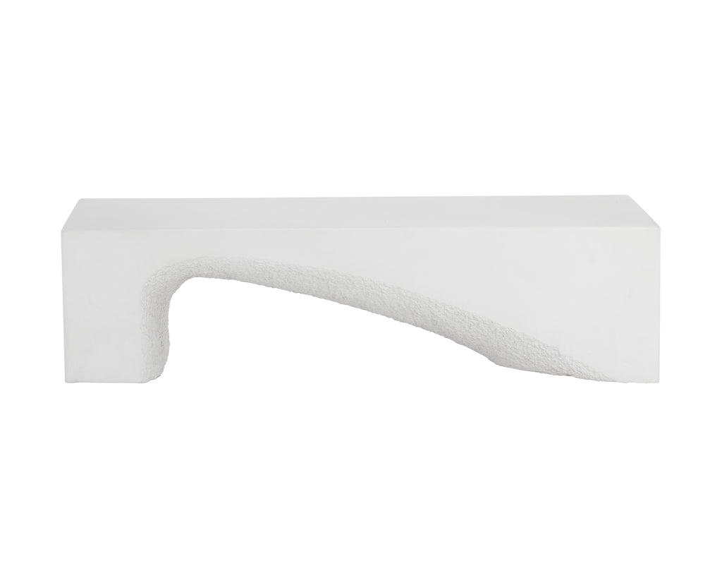 Soma Bench - White | Sunpan Furniture - 110445