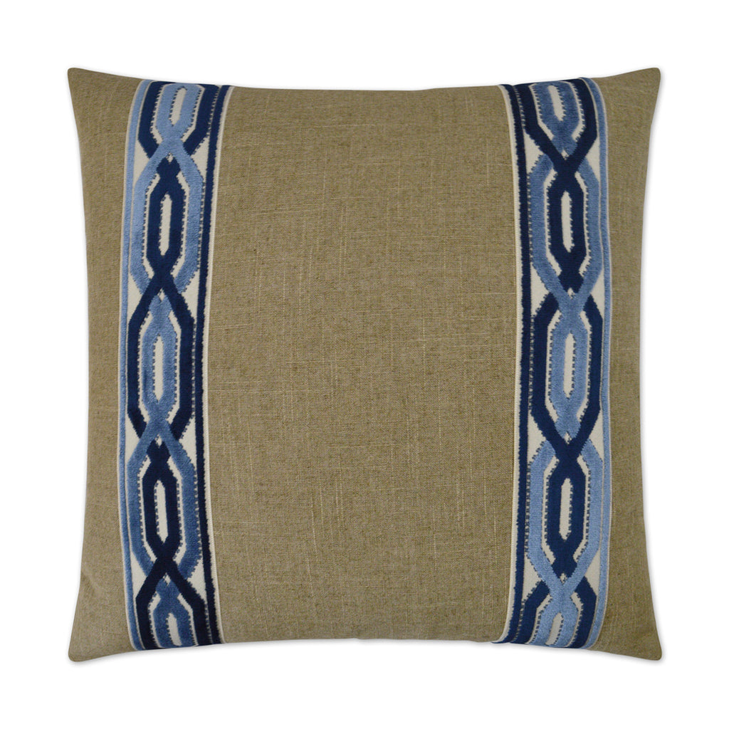 Cannes Decorative Throw Pillow - Blue | DV Kap