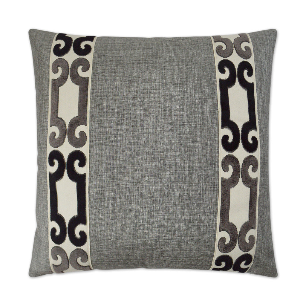 St. Raphael Decorative Throw Pillow - Charcoal | DV Kap