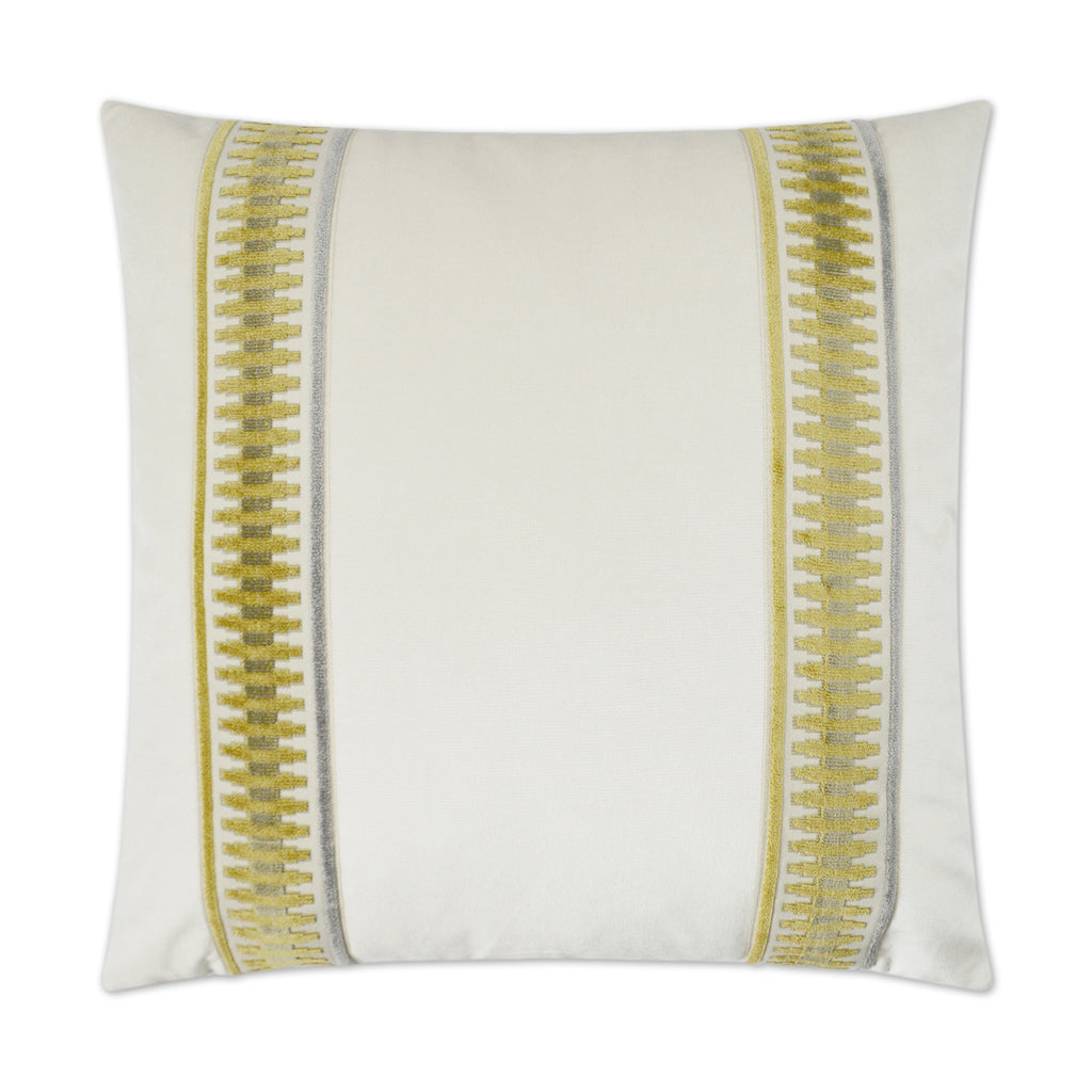 Antibes Decorative Throw Pillow - Yellow | DV Kap