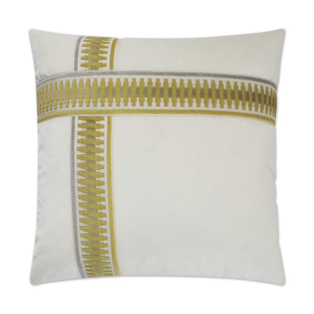 Antibes II Decorative Throw Pillow - Yellow | DV Kap