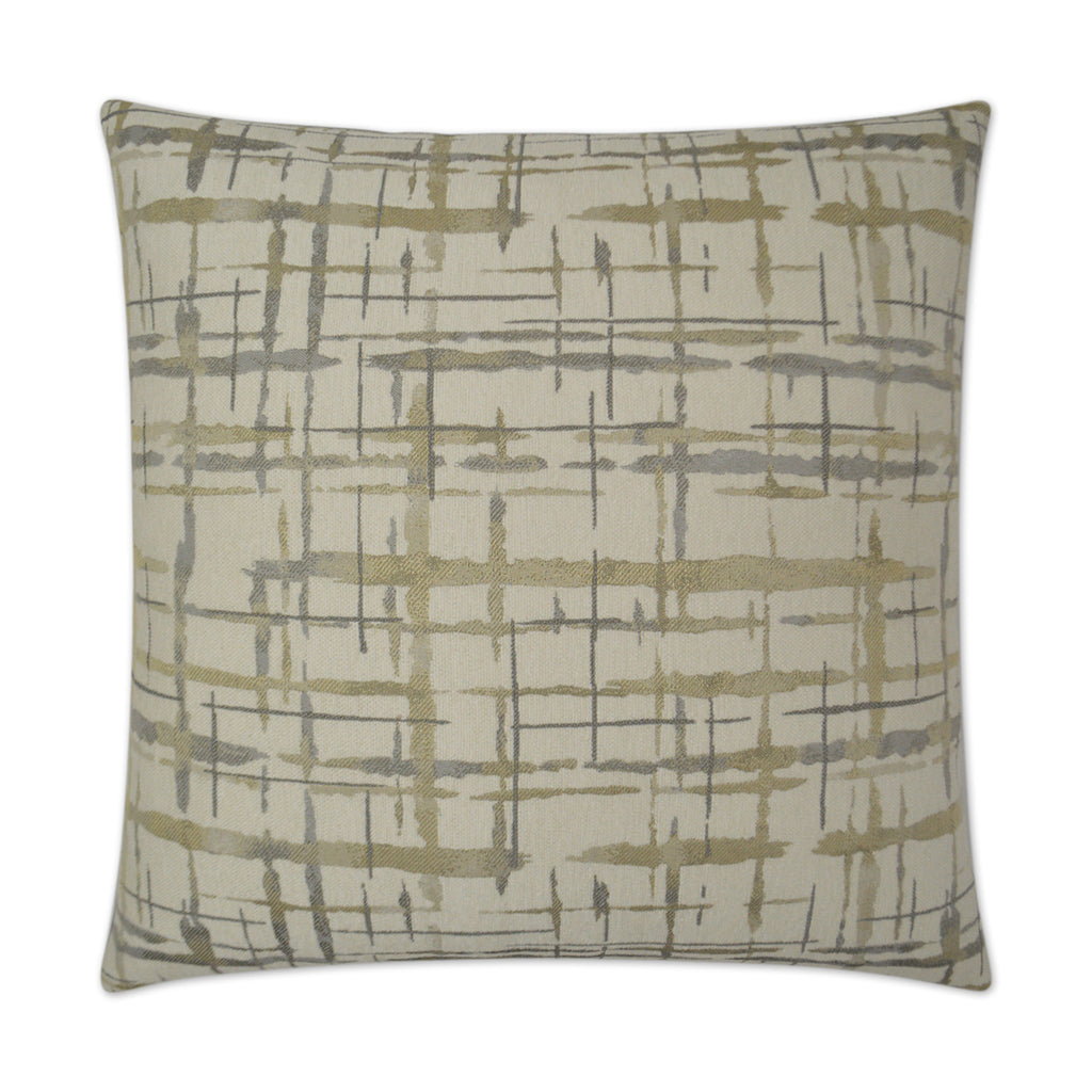 Protraction Decorative Throw Pillow - Pewter | DV Kap