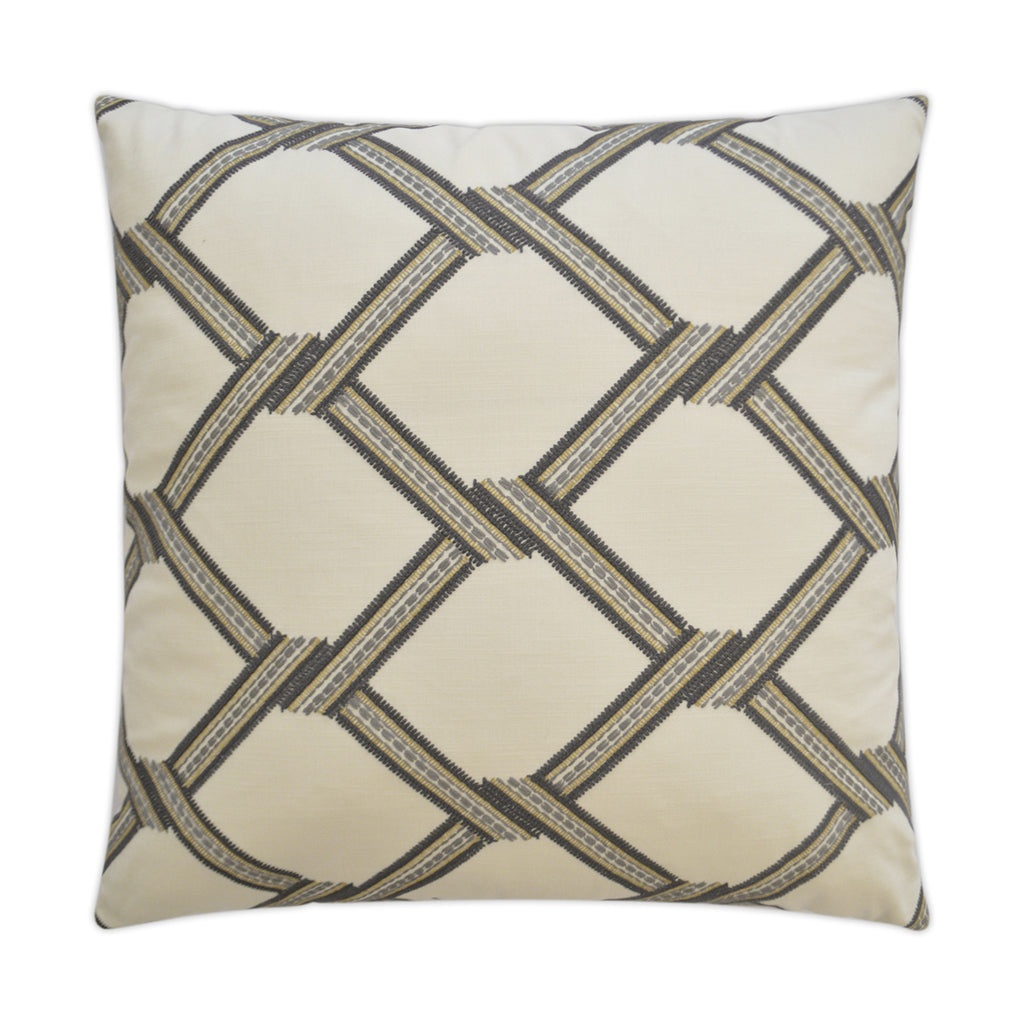 Cairo Decorative Throw Pillow - Graphite | DV Kap