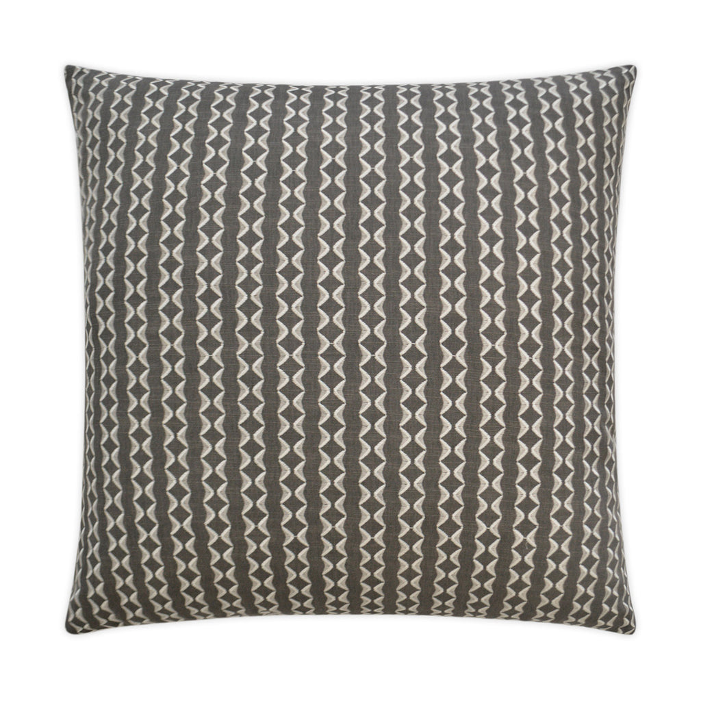 Notch Decorative Throw Pillow - Greystone | DV Kap