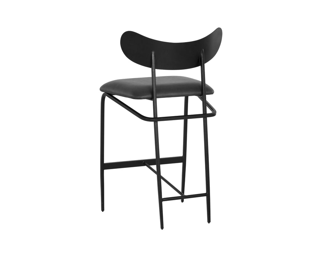 Gibbons Counter Stool - Black - Bravo Portabella | Sunpan Furniture - 107064