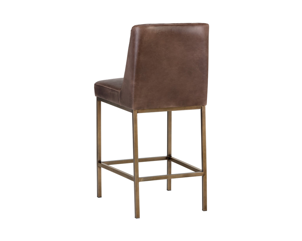 Leighland Counter Stool - Havana Dark Brown | Sunpan Furniture - 104907