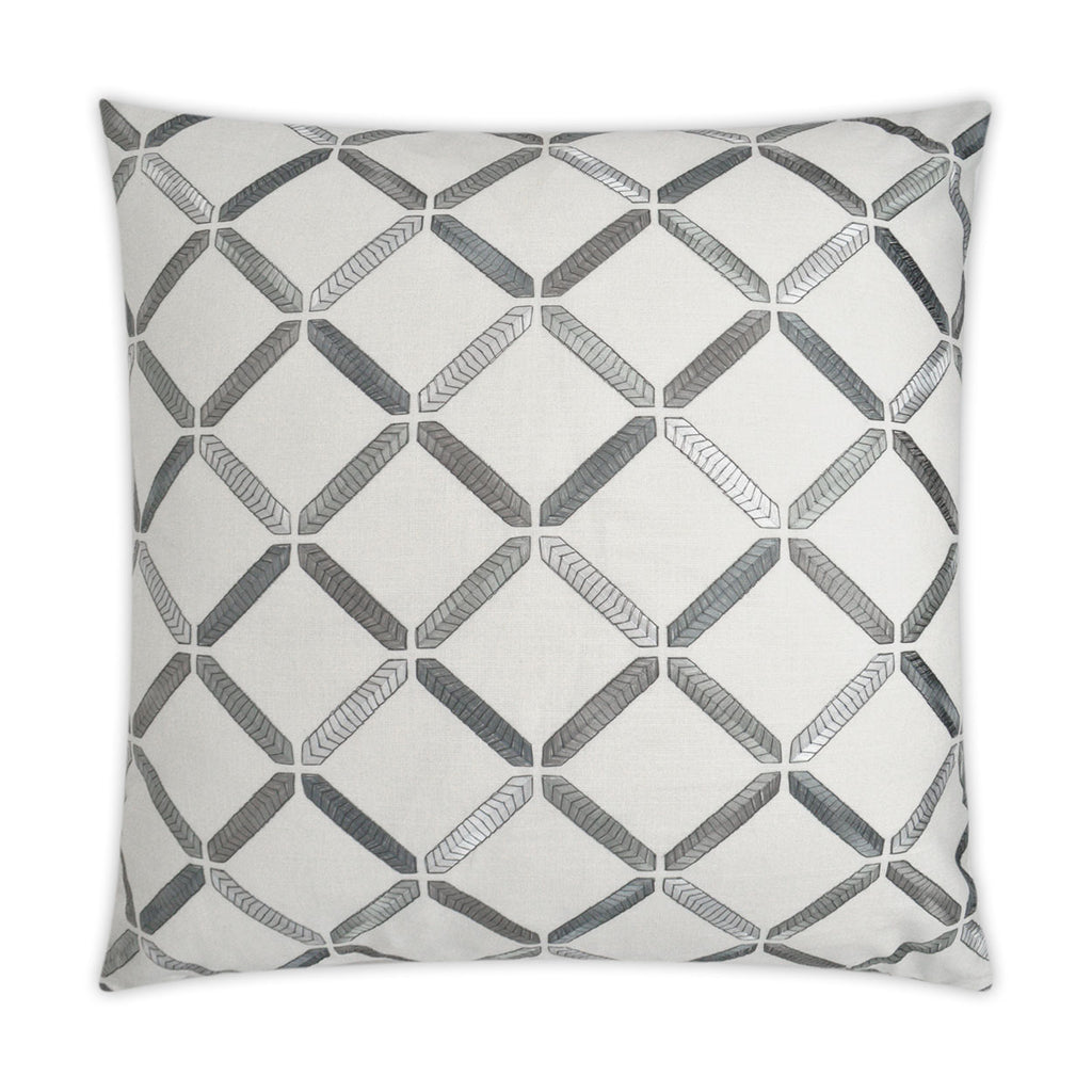 Granville Decorative Throw Pillow - Silver | DV Kap