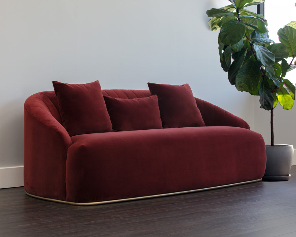 Astrid Sofa - Merlot | Sunpan Furniture - 103642