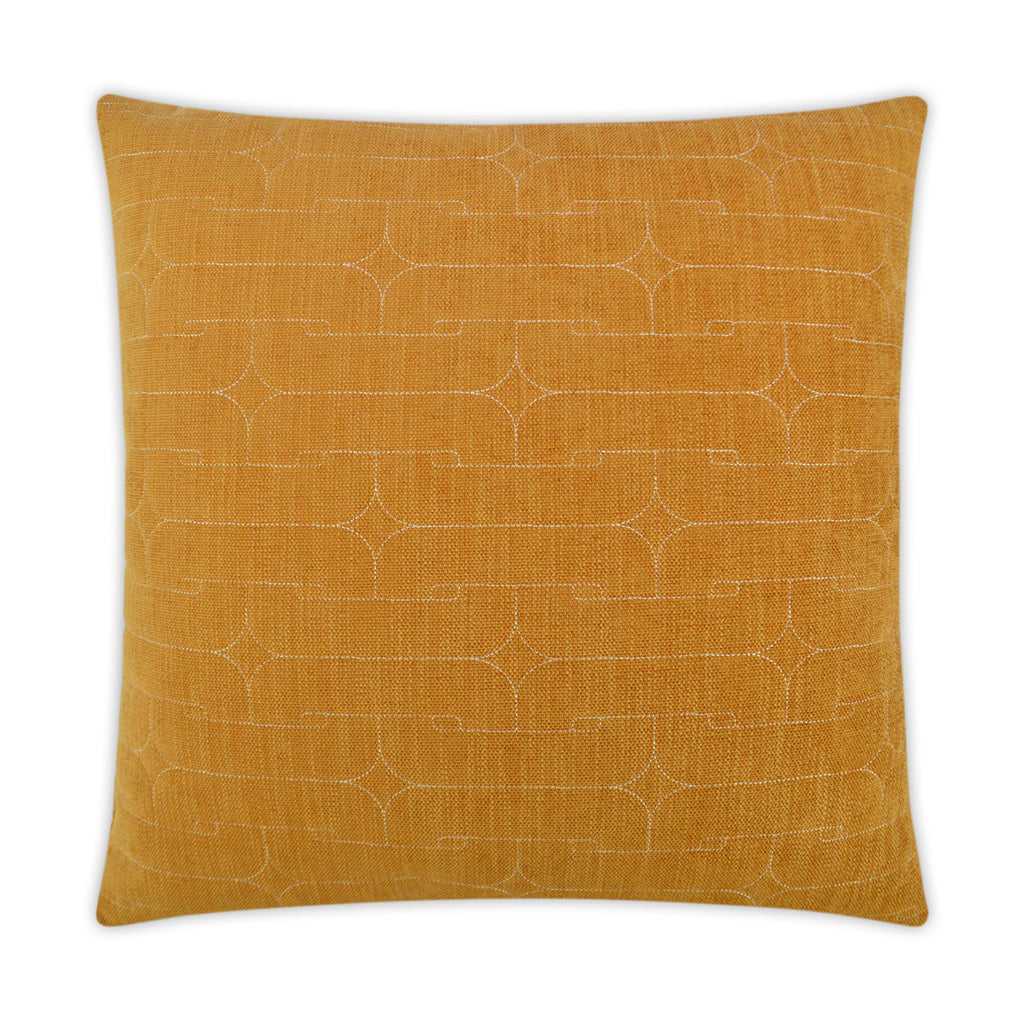 Unchained Decorative Throw Pillow - Mustard | DV Kap