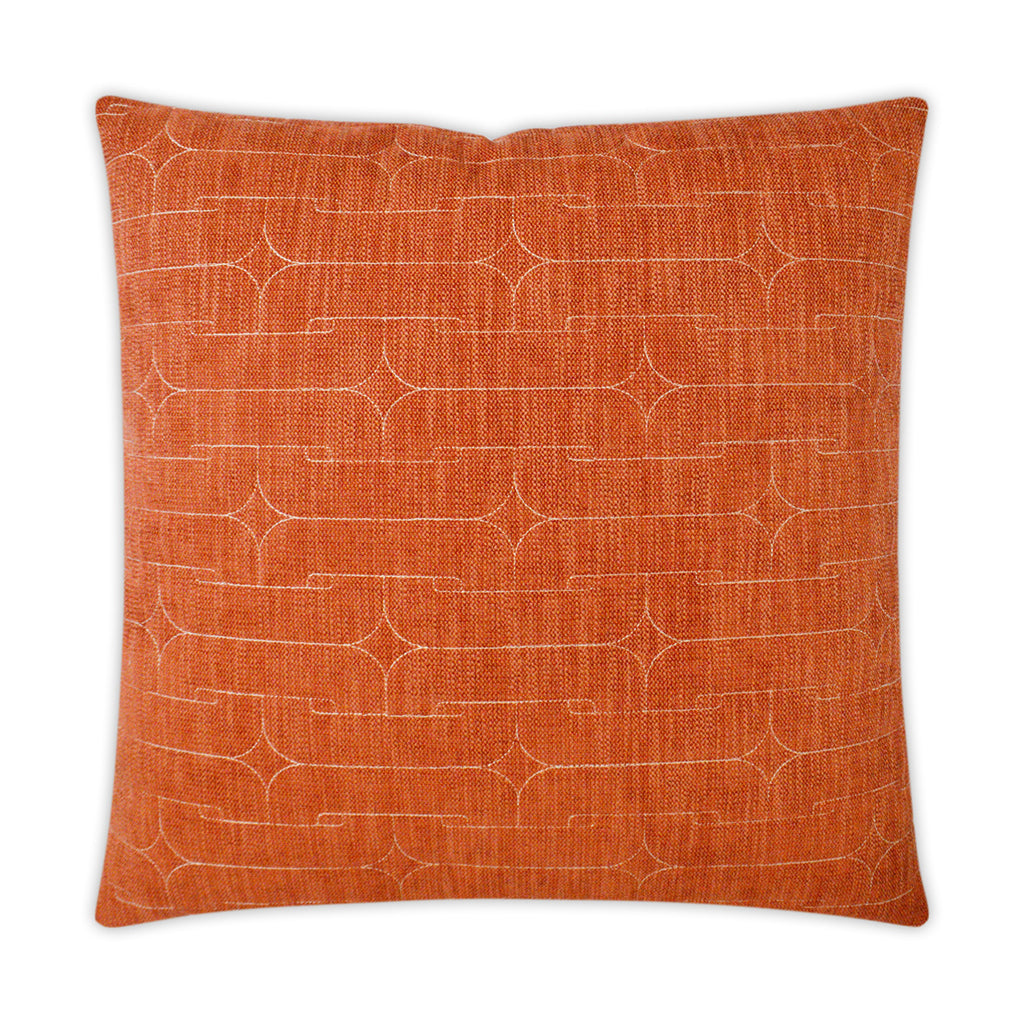 Unchained Decorative Throw Pillow - Tangerine | DV Kap