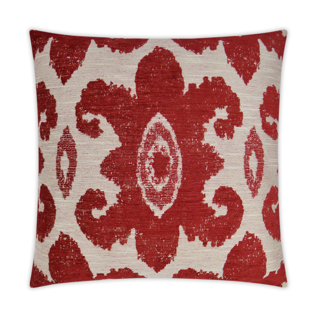 Rekha Decorative Throw Pillow - Lipstick | DV Kap