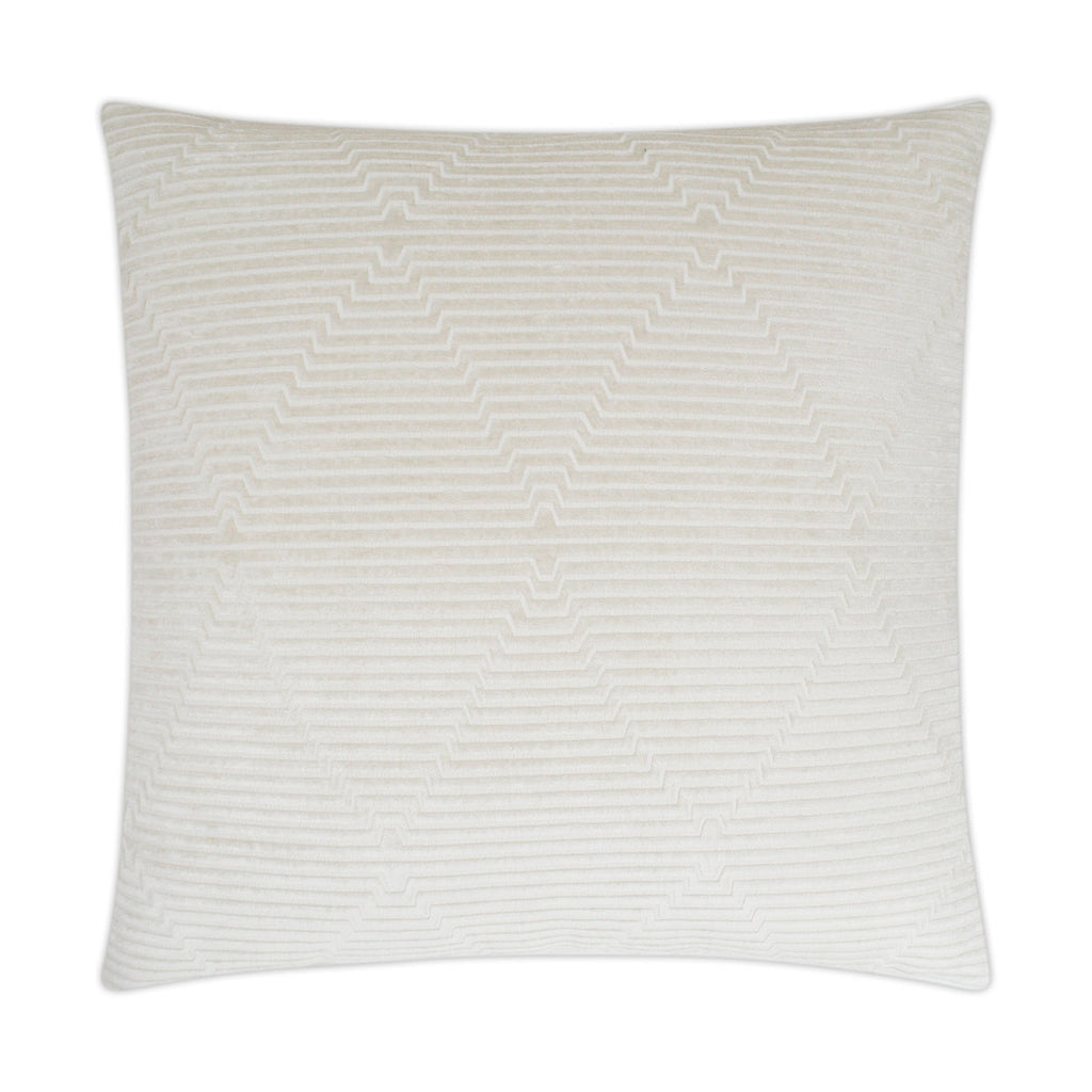 Outline Decorative Throw Pillow - Ivory | DV Kap