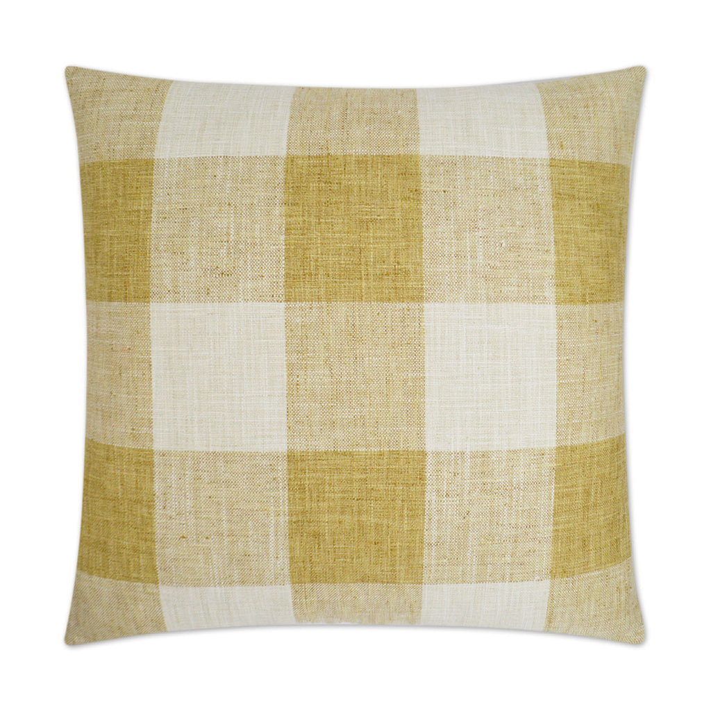 Check Please Decorative Throw Pillow - Yellow | DV Kap