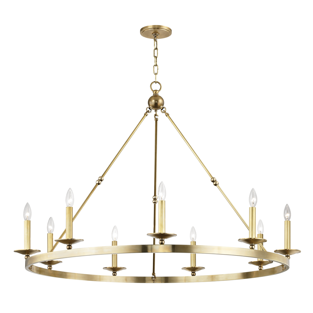 Allendale Chandelier | Hudson Valley Lighting - 3209-AGB