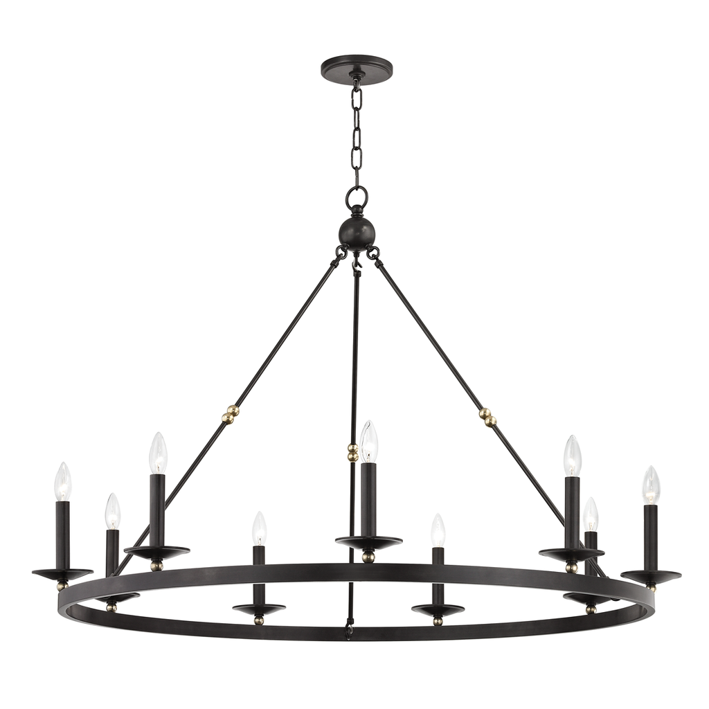 Allendale Chandelier | Hudson Valley Lighting - 3209-AOB