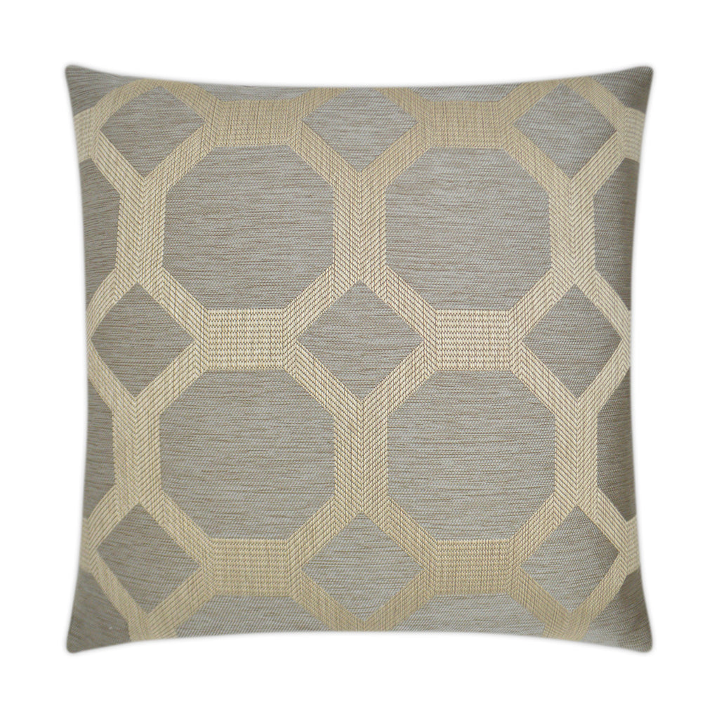 Statler Decorative Throw Pillow - Taupe | DV Kap