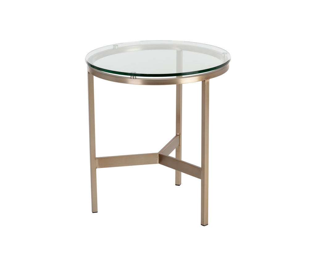 Flato End Table - Antique Brass | Sunpan Furniture - 109191