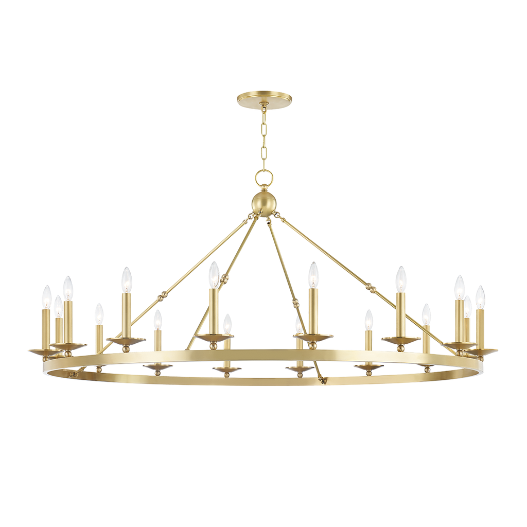 Allendale Chandelier | Hudson Valley Lighting - 3216-AGB