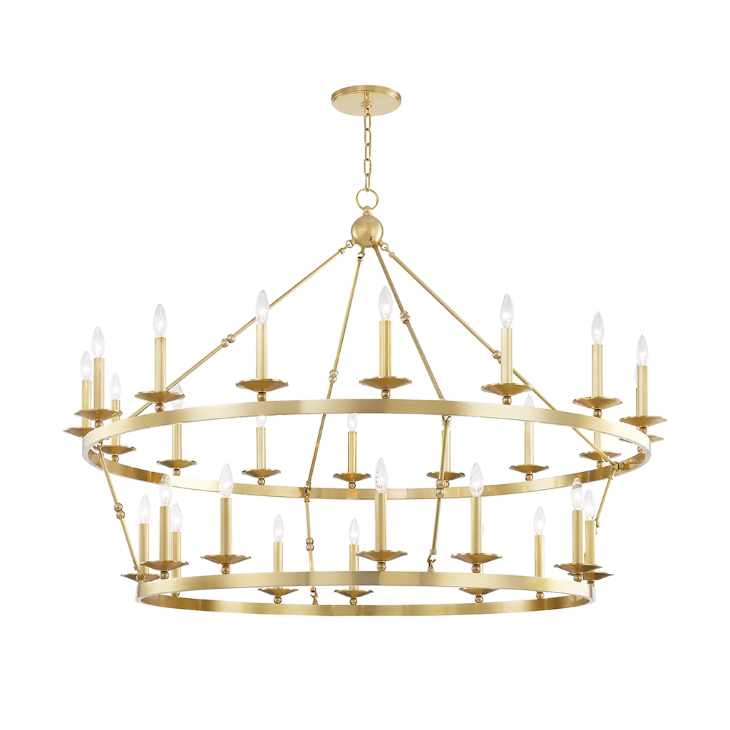 Allendale Chandelier | Hudson Valley Lighting - 3228-AGB