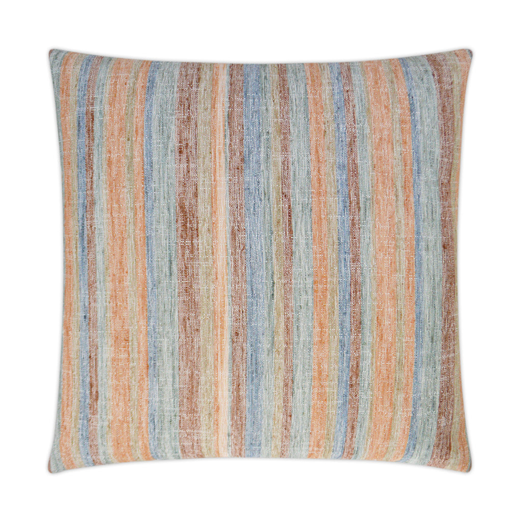 Faded Stripe Decorative Throw Pillow - Spice | DV Kap