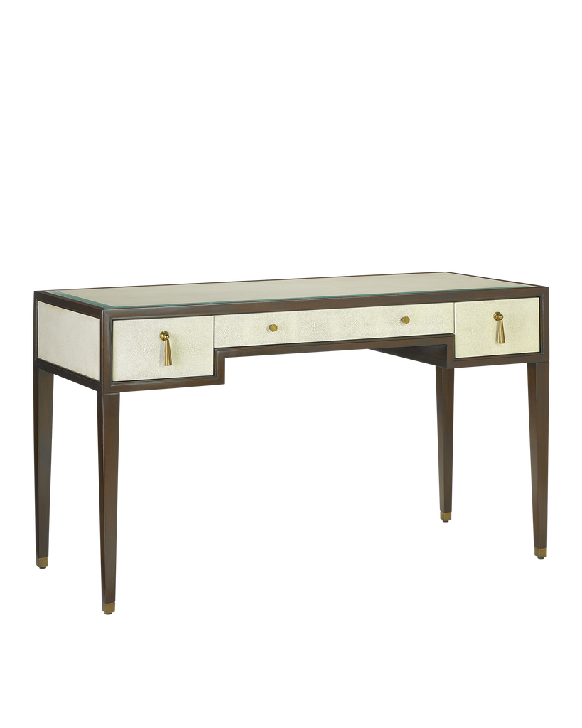 Evie Shagreen Desk | Currey & Co - 3000-0157